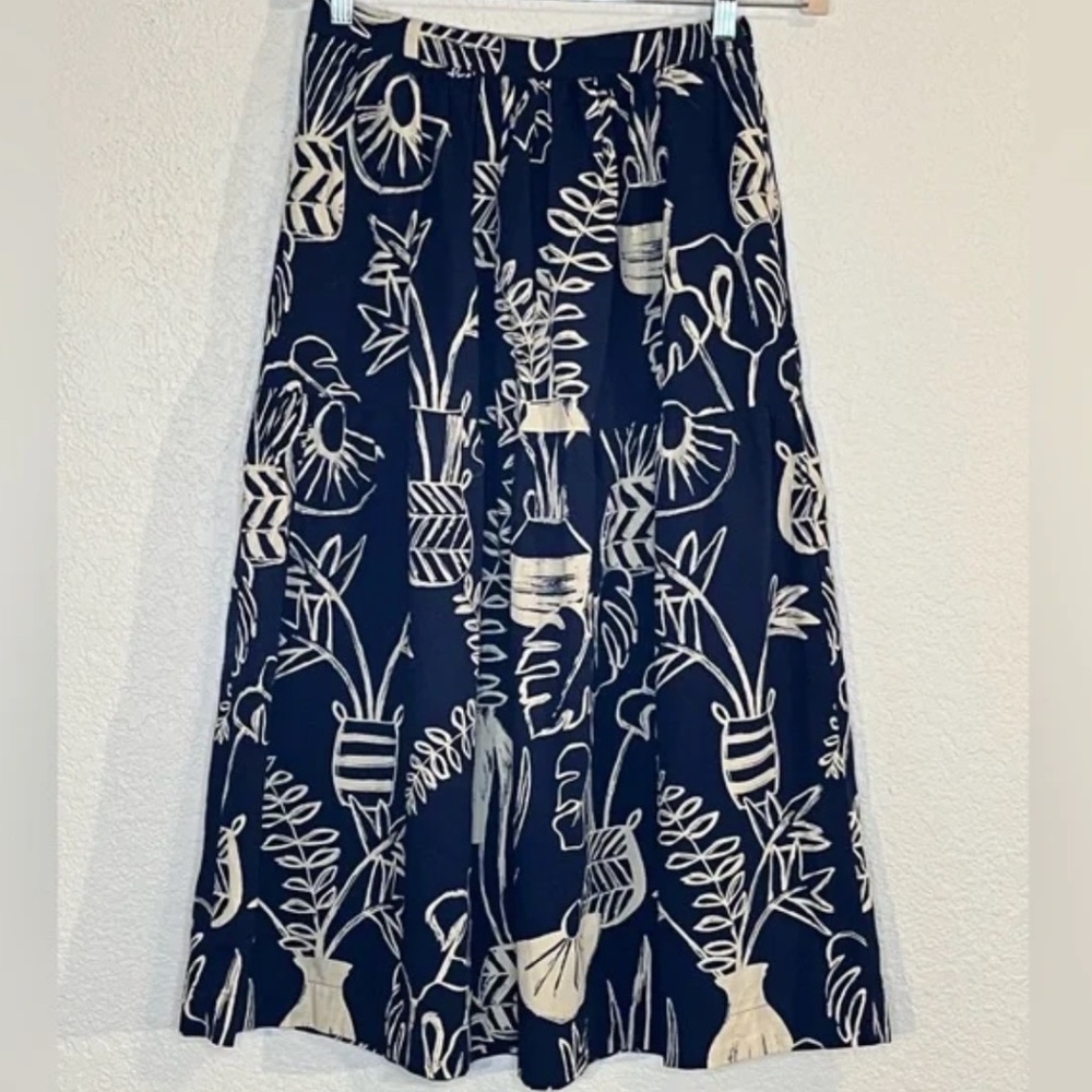 Emily and fin Margot Berber baskets succulent cotton tiered midi skirt Boho